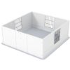 PawHut Dog Whelping Box with Washable Pee Pad, Adjustable Height Door, for Large Breed Dogs, 49" x 47" x 19"