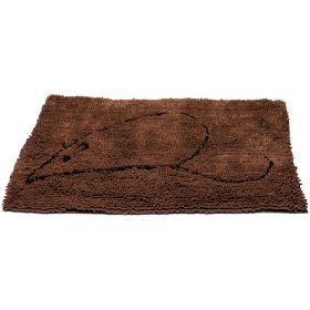 DGS Pet Products Cat Litter Mat Brown 35" x 26" x 2" (Color: Brown)