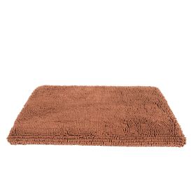DGS Pet Products Dirty Dog Cushion Pad Small Brown 19" x 24" x 2.5" (Color: Brown, size: medium)