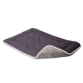 DGS Pet Products Pet Cotton Canvas Sleeper Cushion Extra Small Sand 15" x 20" x 1" (Color: Pebble Grey, size: medium)